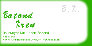 botond kren business card